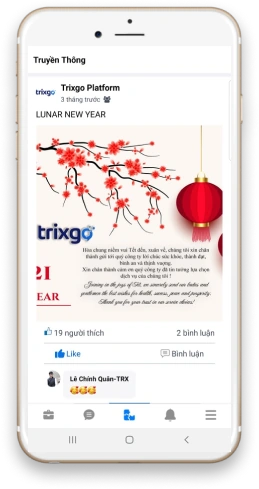 TRX ERP mobile internal communication